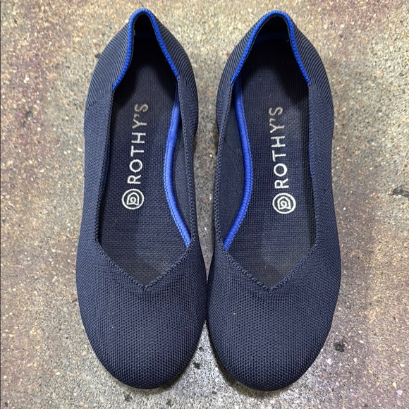 Rothy's Black Flats Versatile Slip-On Loafers - Picture 1 of 4